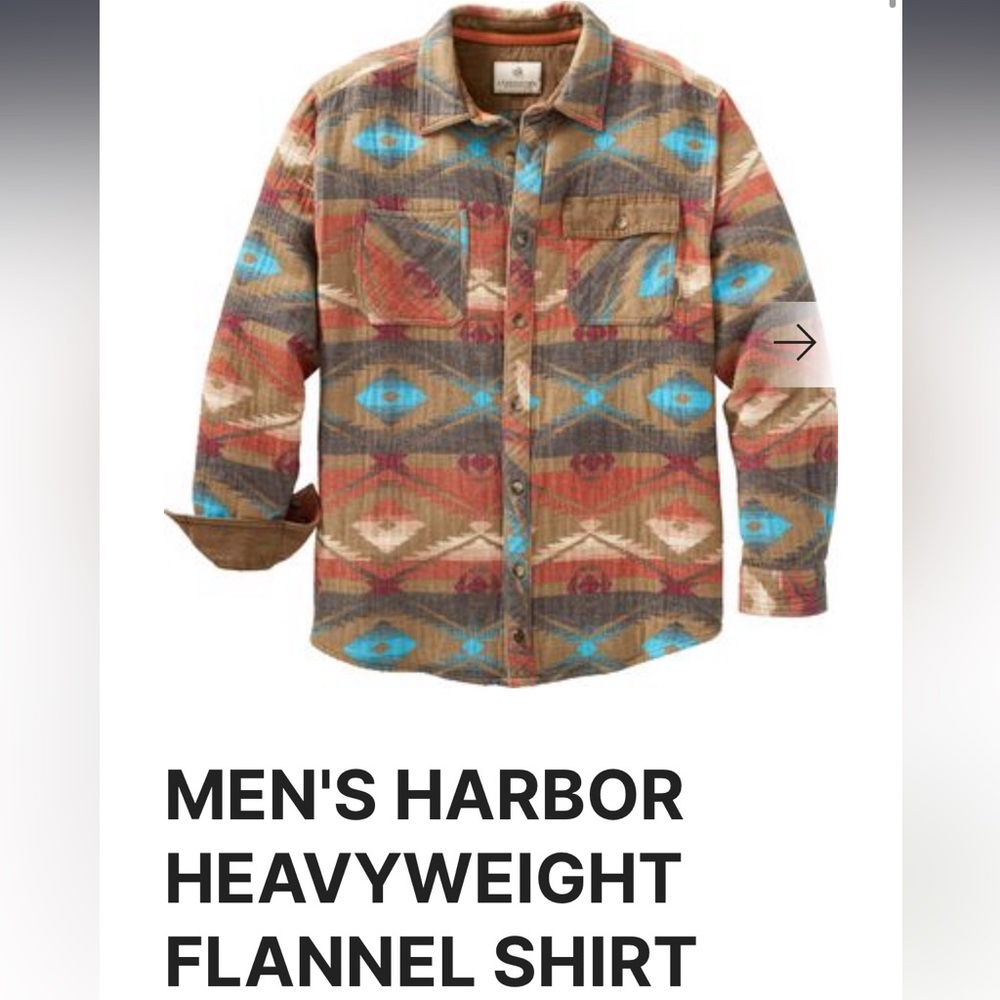 ISO: Legendary Whitetails Men’s Harbor Flannel in Desert Oasis (M or L)